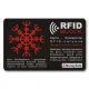 Защитная RFID-карта Крест Непобедимости, металл RF011