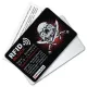 Защитная RFID-карта Череп с ножами, металл RF020
