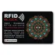 Защитная RFID-карта, Мандала Глаз, металл RF025