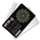 Защитная RFID-карта, Мандала Глаз, металл RF025