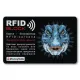 Защитная RFID-карта Тиранозавр, металл RF026