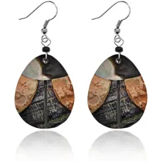 Серьги Жук, 55х25х10мм UD155