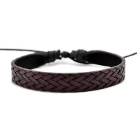 Браслет из натуральной кожи, 1см BS585-03