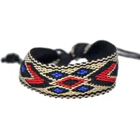 Плетеный браслет Ромб, 20мм BS591