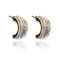 Серьги Дуга и троеточие, 15х5х10мм UD166