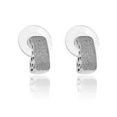 Серьги Вечерние, 10х5х10мм, цвет серебряный UD170-s