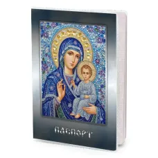 Обложка для паспорта Божья матерь с Иисусом MOB-1117