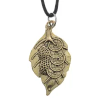 Амулет Золотой лист богатства AD-AM-020