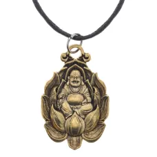 Амулет Будда Майтрейя в лотосе AD-AM-021