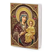 Обложка для паспорта Богородица с Иисусом MOB-1131