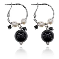 Серьги с искусственным жемчугом и бусинами UD179