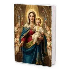 Обложка для паспорта Богородица с Иисусом MOB-1145