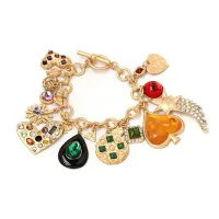 Браслет с подвесками, 19,5см 1A0070