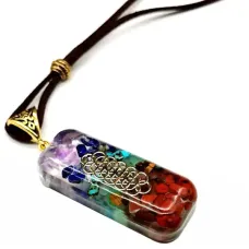 Кулон Семь чакр на шнурке, 4,5х2см BJK199-01