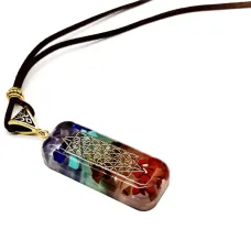 Кулон Семь чакр на шнурке, 4,5х2см BJK199-02