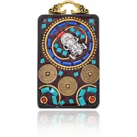 Непальский этнический амулет Жаба богатства BJK196-07