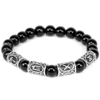 Рунический браслет Победа в тендере, аукционе, конкурсе, 8мм BSR061