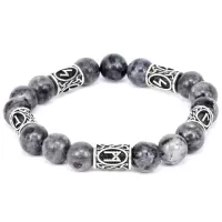 Рунический браслет От комплекса неполноценности, 10мм BSR076