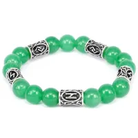 Рунический браслет Сжигание жиров, 10мм BSR078