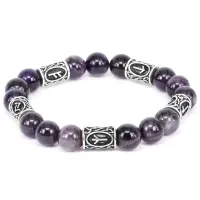 Рунический браслет Власть в трех мирах, 10мм BSR086