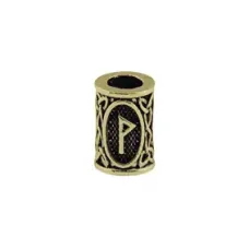 Бусина с руной Вуньо, латунь HB002-18