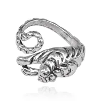 Безразмерное кольцо Тигр, 15мм KL379