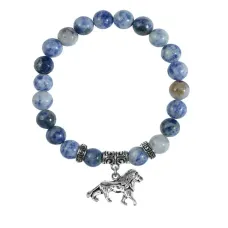 Браслет Лев (храбрость, власть, благосостояние), Содалит BSP-05-2073