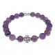 Браслет с Иисусовой молитвой, Аметист, 8мм BSHE-15-03