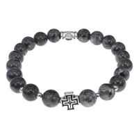 Браслет с Иисусовой молитвой, Лабрадор, 8мм BSHE-15-08