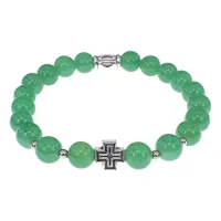 Браслет с Иисусовой молитвой, Нефрит, 8мм BSHE-15-13
