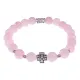 Браслет с Иисусовой молитвой, Розовый кварц, 8мм