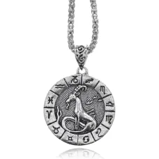 Амулет Знаки Зодиака - Козерог на цепочке, 33мм AC162-01