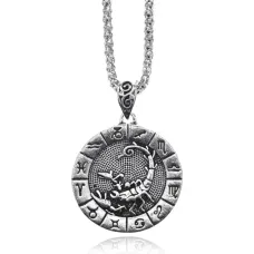 Амулет Знаки Зодиака - Скорпион на цепочке, 33мм AC162-02