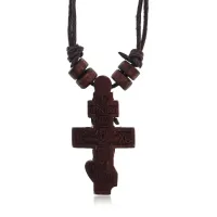 Крест на шнурке, 3,5х2см KR004