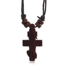 Крест на шнурке, 3,5х2см KR004