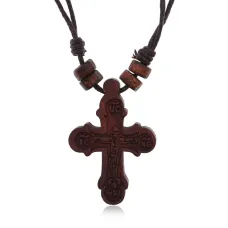 Крест на шнурке, 3,5х2,5см KR005