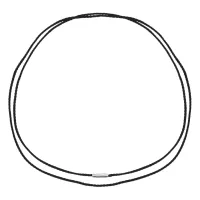 Гайтан для крестика кручёный SH021