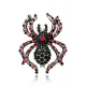 Брошь Паук со стразами 1B0033