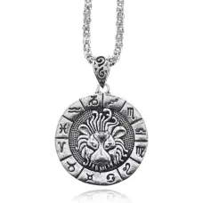 Амулет Знаки Зодиака - Лев на цепочке, 33мм AC162-10