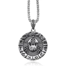 Амулет Знаки Зодиака - Рак на цепочке, 33мм AC162-12