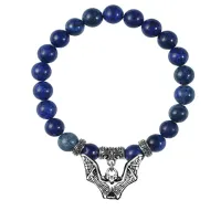 Браслет Летучая мышь (защита, счастье, успех), Лазурит BSP-06-12