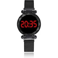 Наручные электронные часы, цвет чёрный WA100-1
