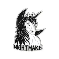 Значок Единорог, 20х30мм ZN076