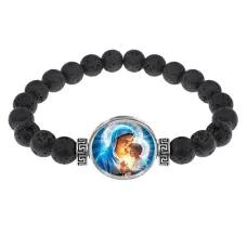 Браслет из лавы, Богородица с Иисусом C1103003