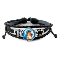 Кожаный браслет, Богородица с Иисусом C1103012