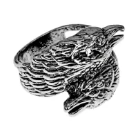 Кольцо Вороны Одина, размер 20 KL138-10