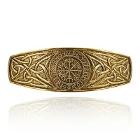 Зажим для волос Компас Вегвизир, цвет золотой HZ035-G