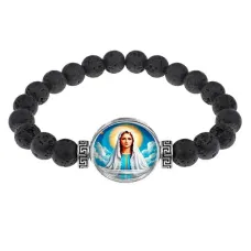 Браслет из лавы, Покров Пресвятой Богородицы C1104003