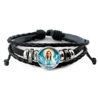 Кожаный браслет, Покров Пресвятой Богородицы C1104012