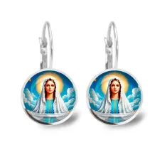 Серьги металлические, Покров Пресвятой Богородицы C1104038